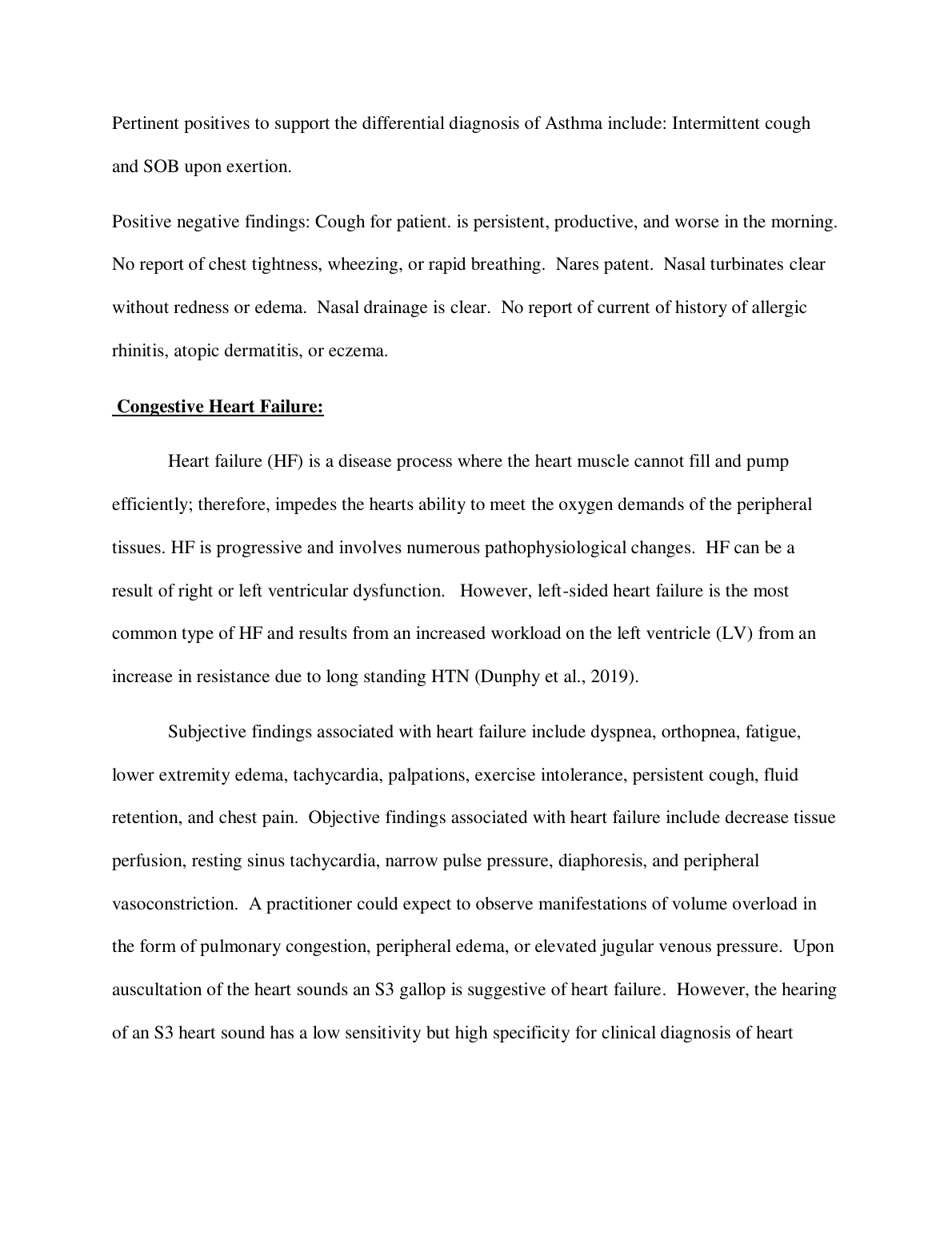 Nursing NR 601 Week 2 History and Physical (H&P) Case Study Guide