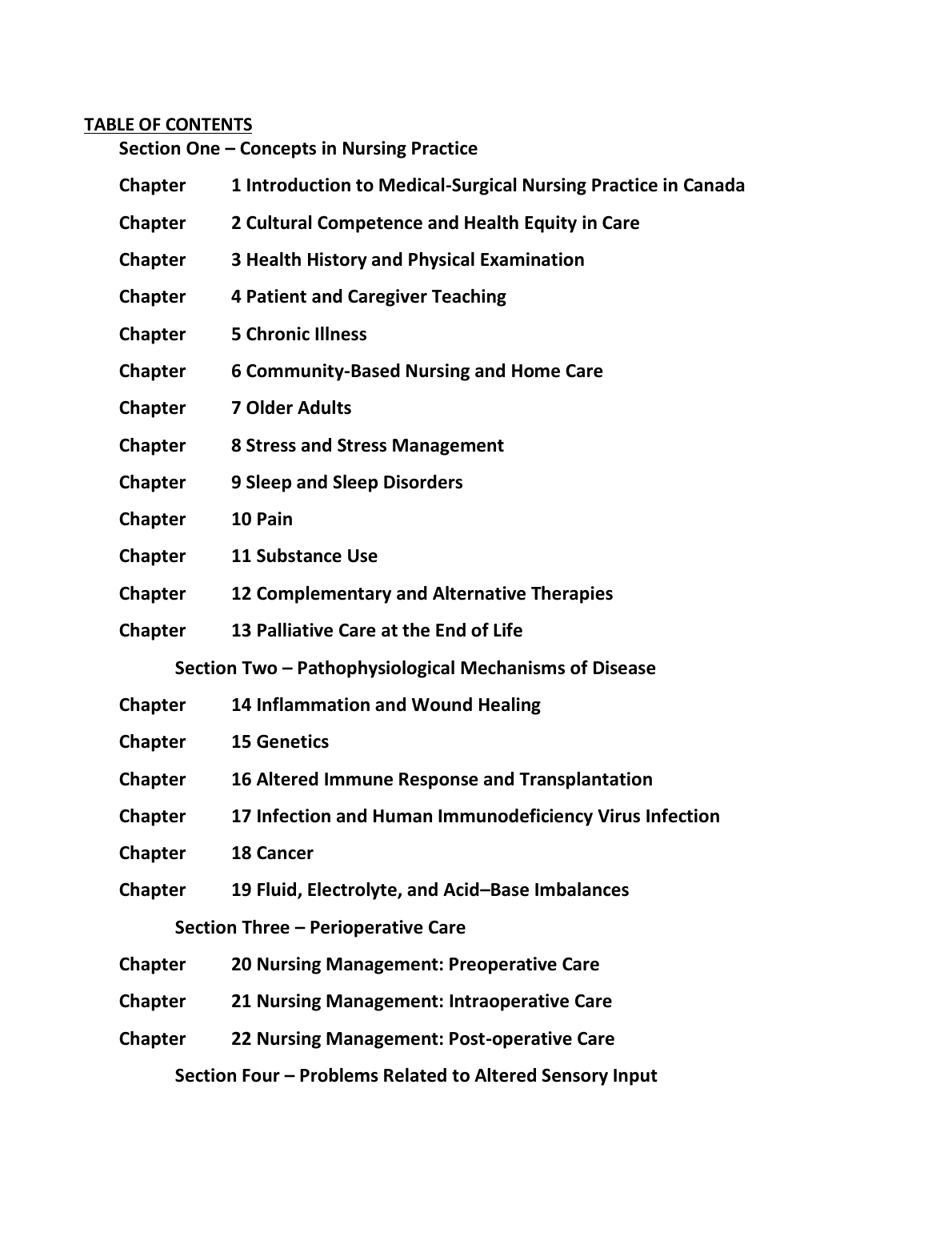 Lewis Med Surg Nursing Canada Test Bank 2026/27 IMG-1