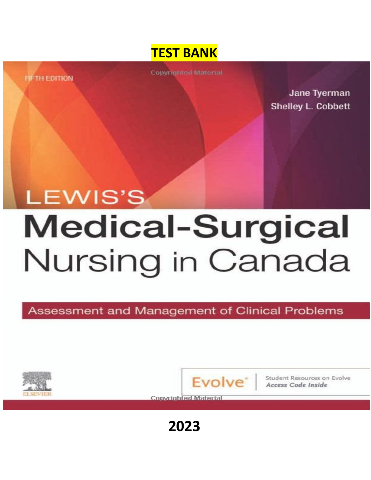 Lewis Med Surg Nursing Canada Test Bank 2026/27