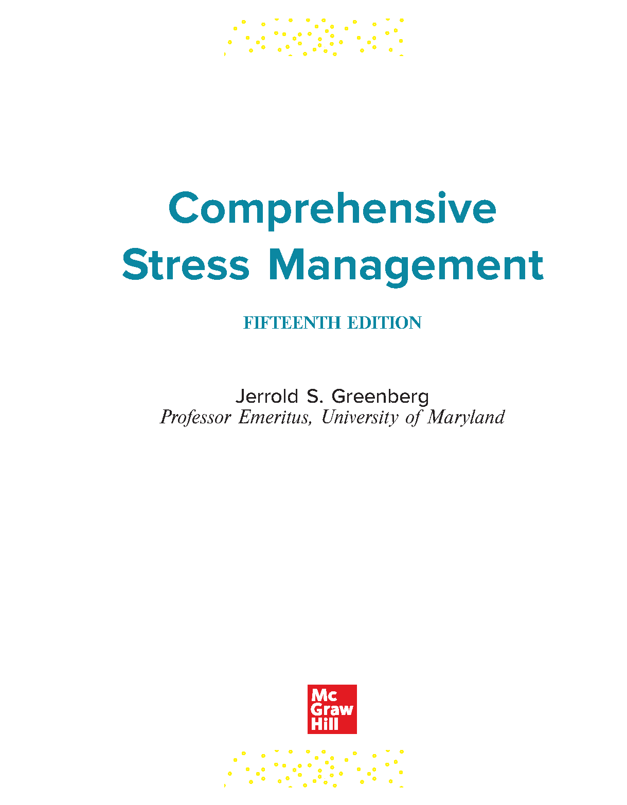 Stress Mgmt Greenberg 15th Ed 2026/27 Study Guide