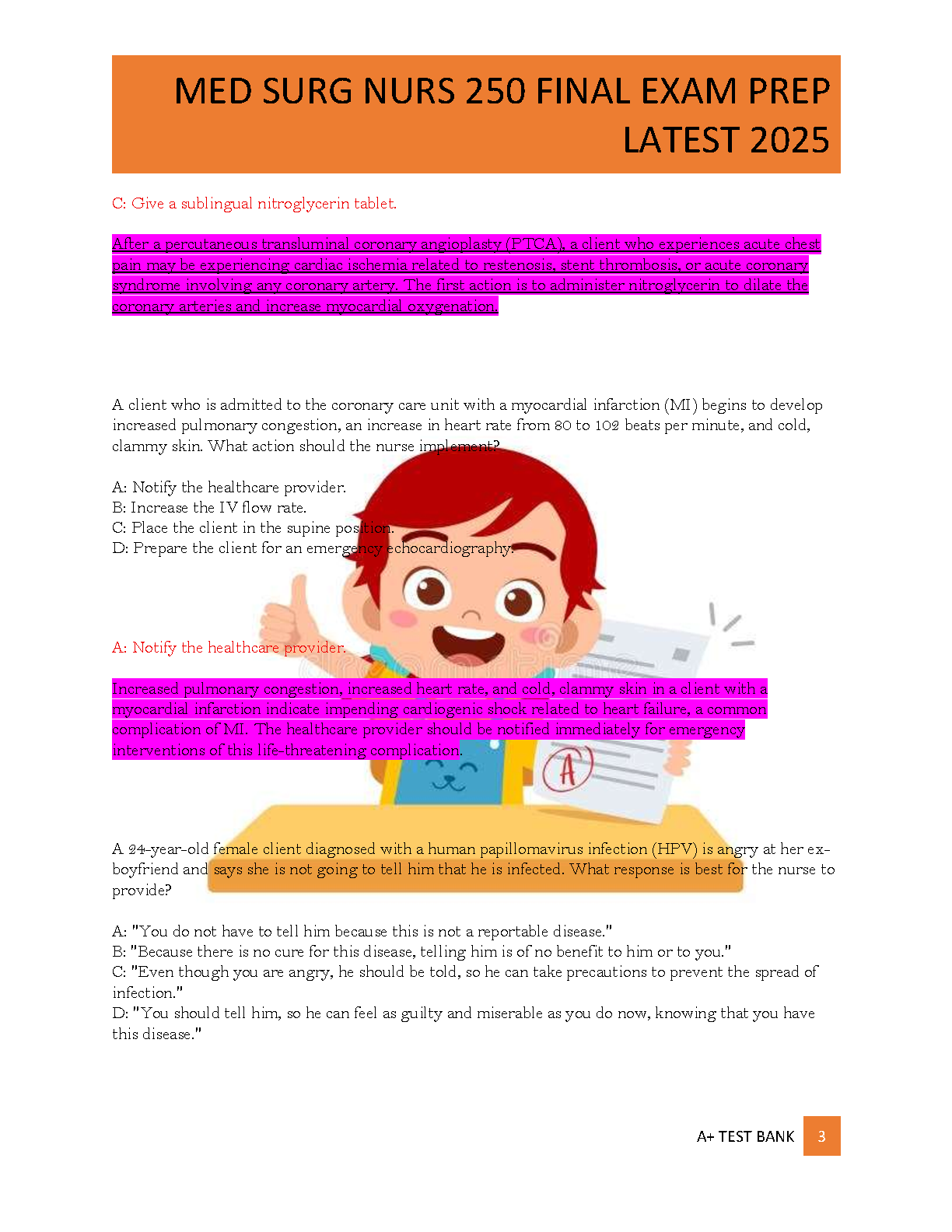 NR 250 Med Surg Final Exam Test Bank 2026 IMG-3