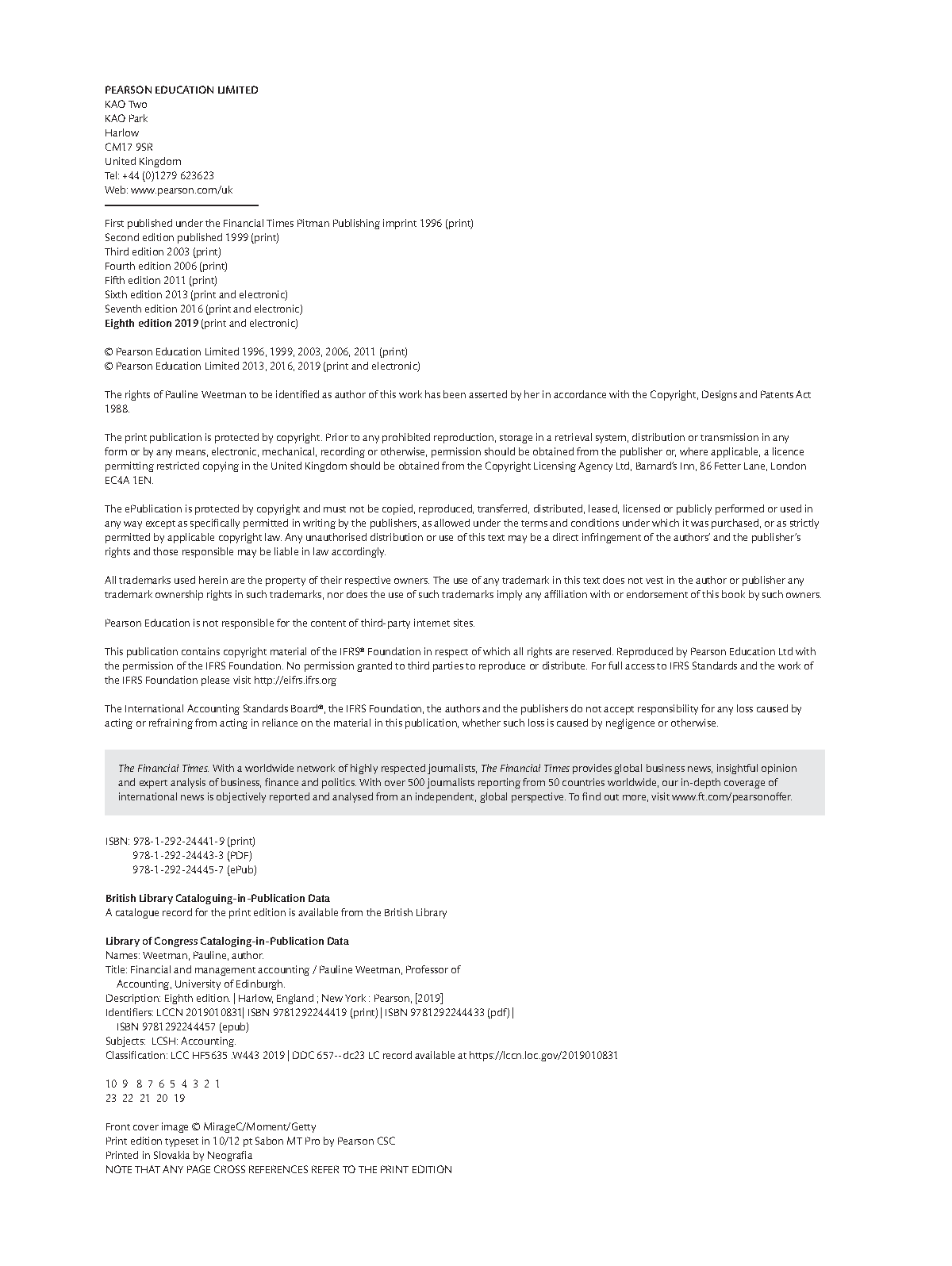 Weetman Financial & Mgmt Accounting Test Bank 8th Ed IMG-3