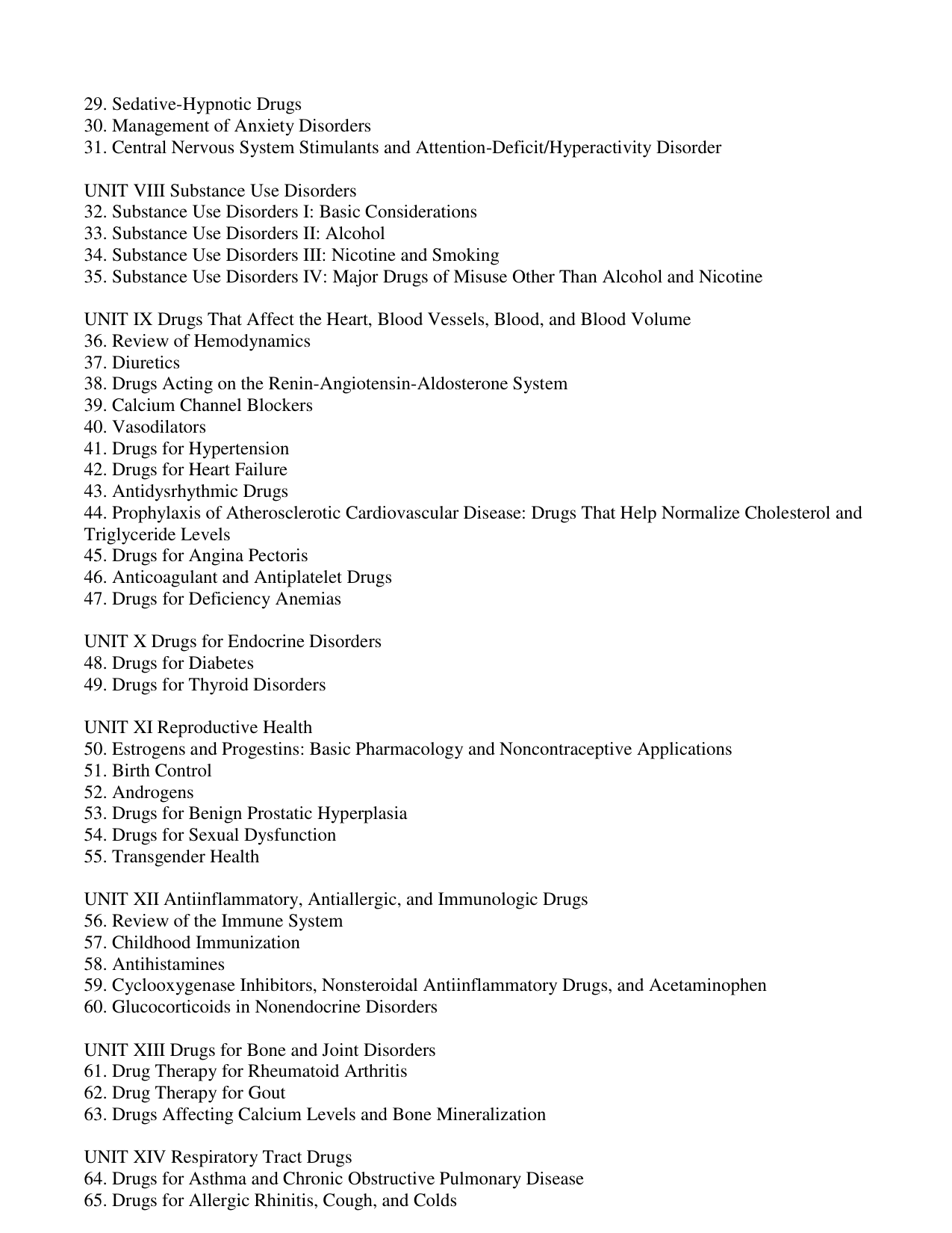 Lehne's Pharmacotherapeutics 3rd Edition TEST BANK