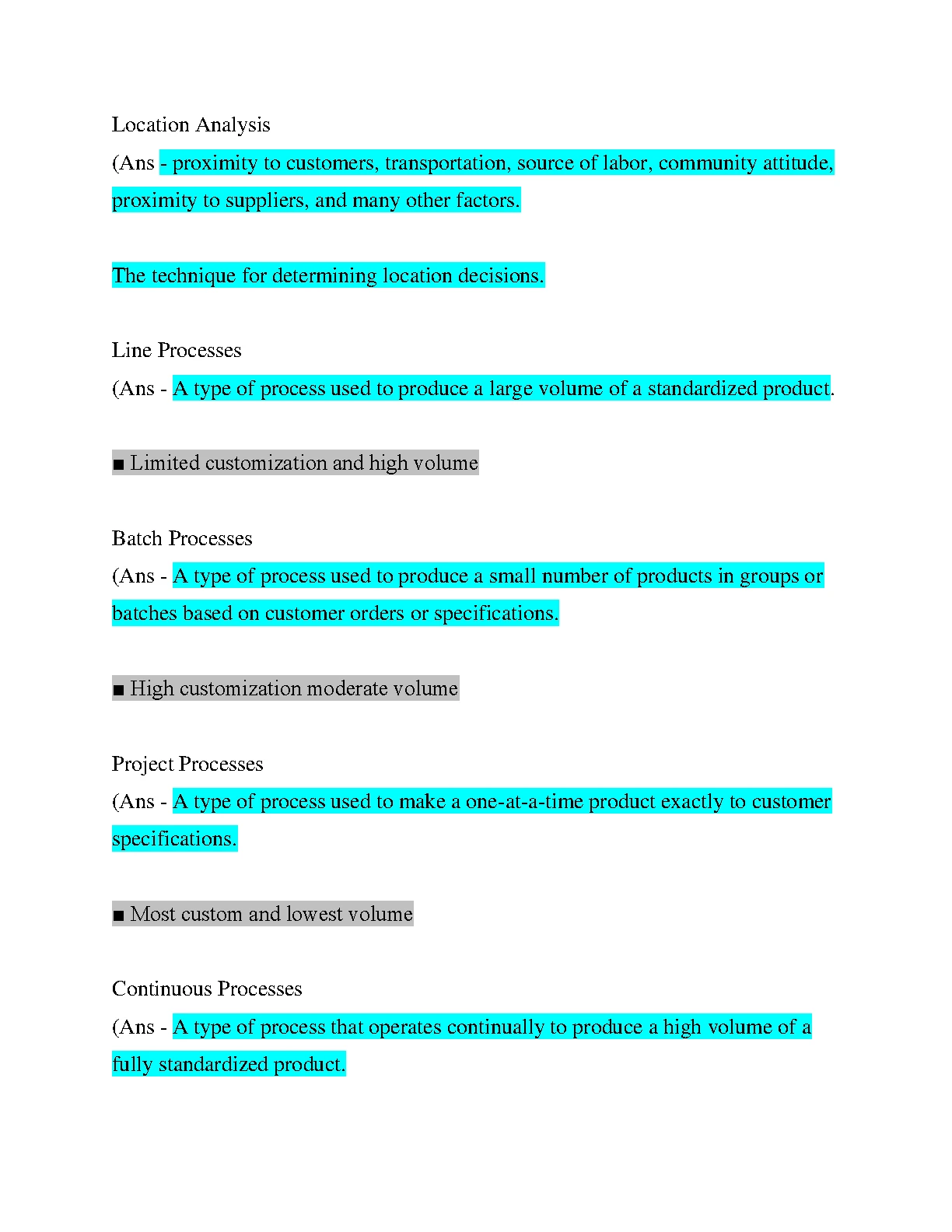 WGU C215 Final Exam Study Guide and Notes