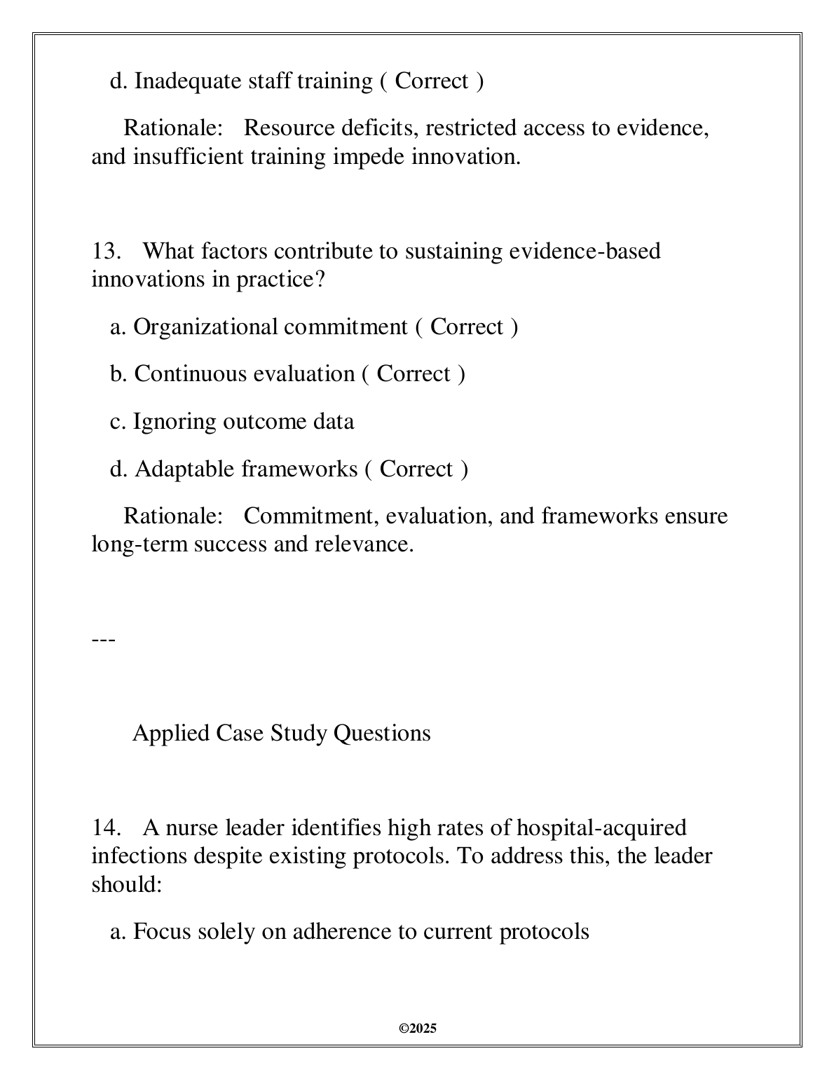 WGU NURS 6308 Exam Review 2025: Q&A Study Guide IMG-3