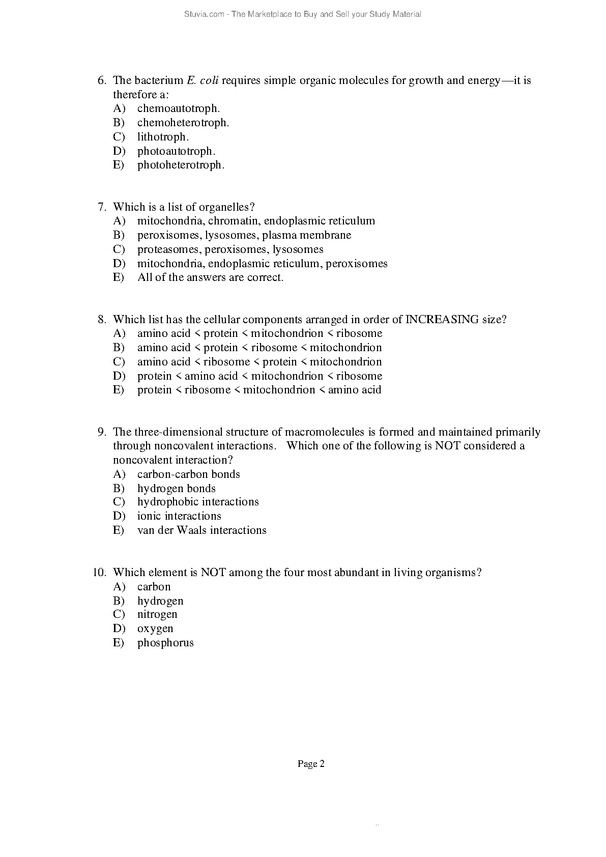 Lehninger Principles of Biochemistry 7th Edition TEST BANK IMG-3