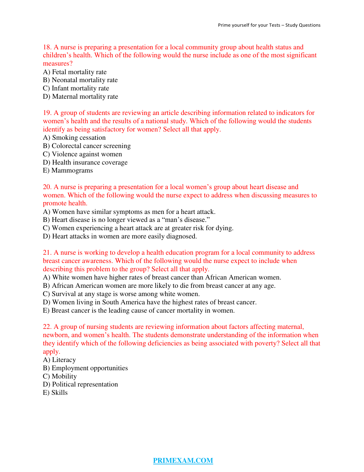 Maternity & Pediatric Nursing Test Bank Ed 3 IMG-1