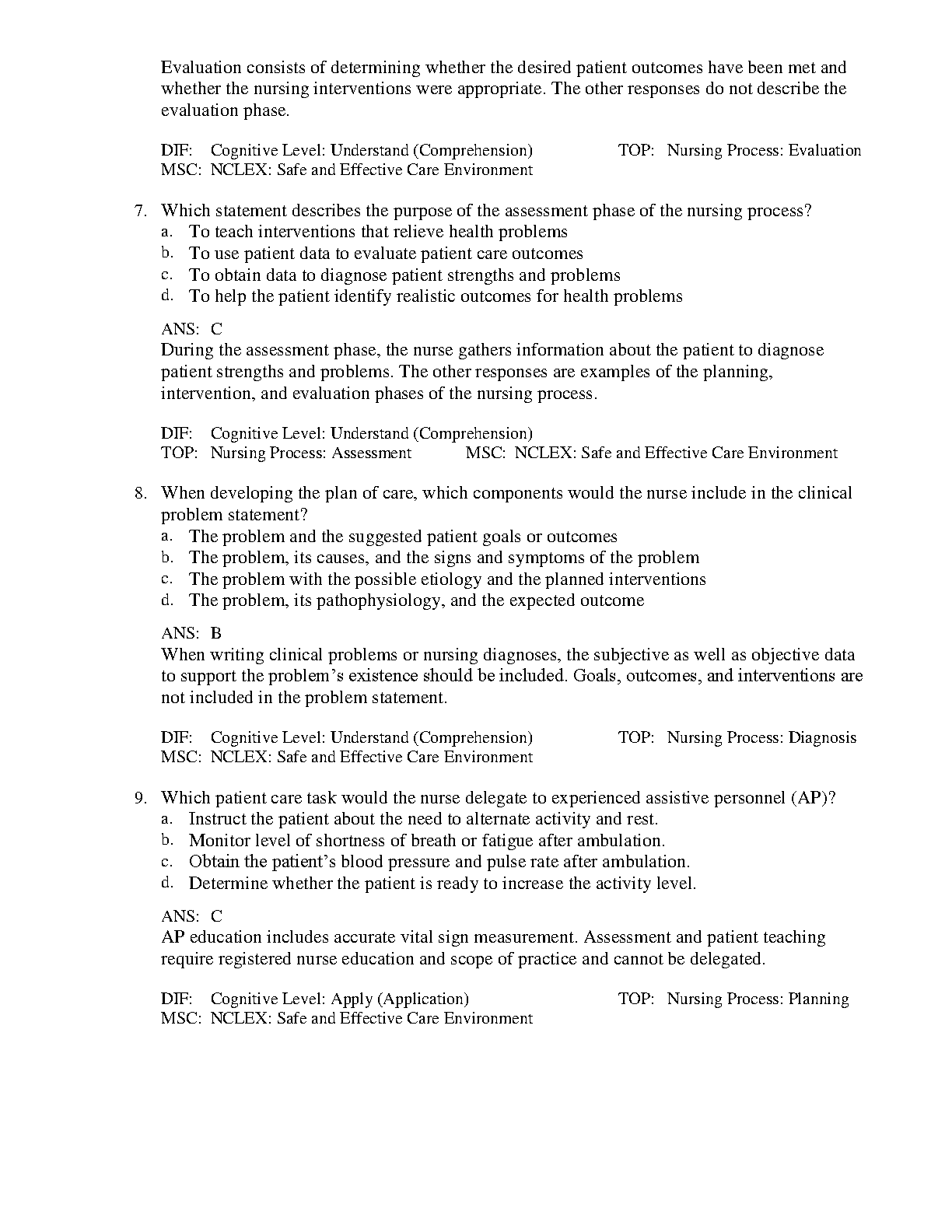 Lewis Med Surg Nursing Test Bank 12th Ed 2026/27 IMG-3