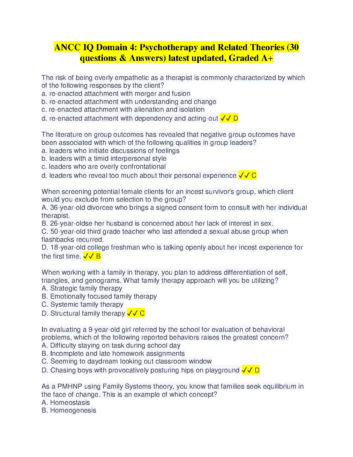 ANCC IQ Domain 4 Psychotherapy Exam Prep 2026 IMG-1