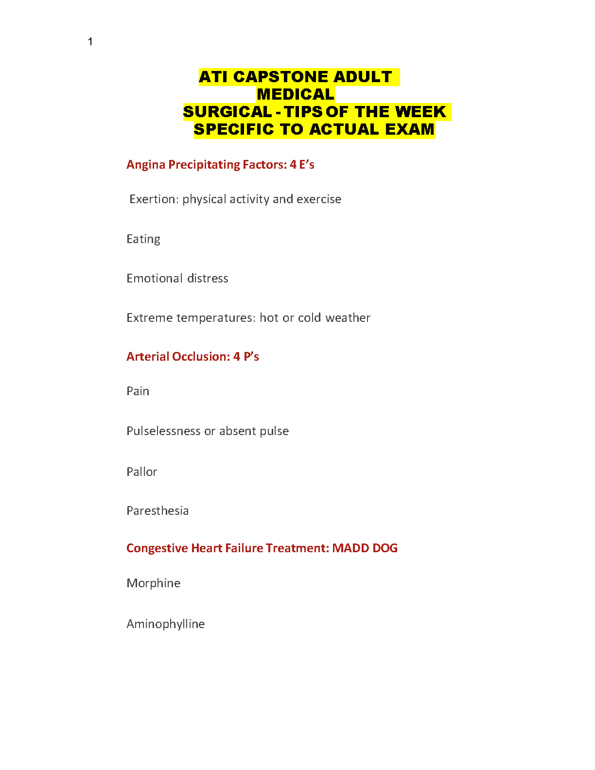 ATI Med Surg Capstone Study Guide 2026/27