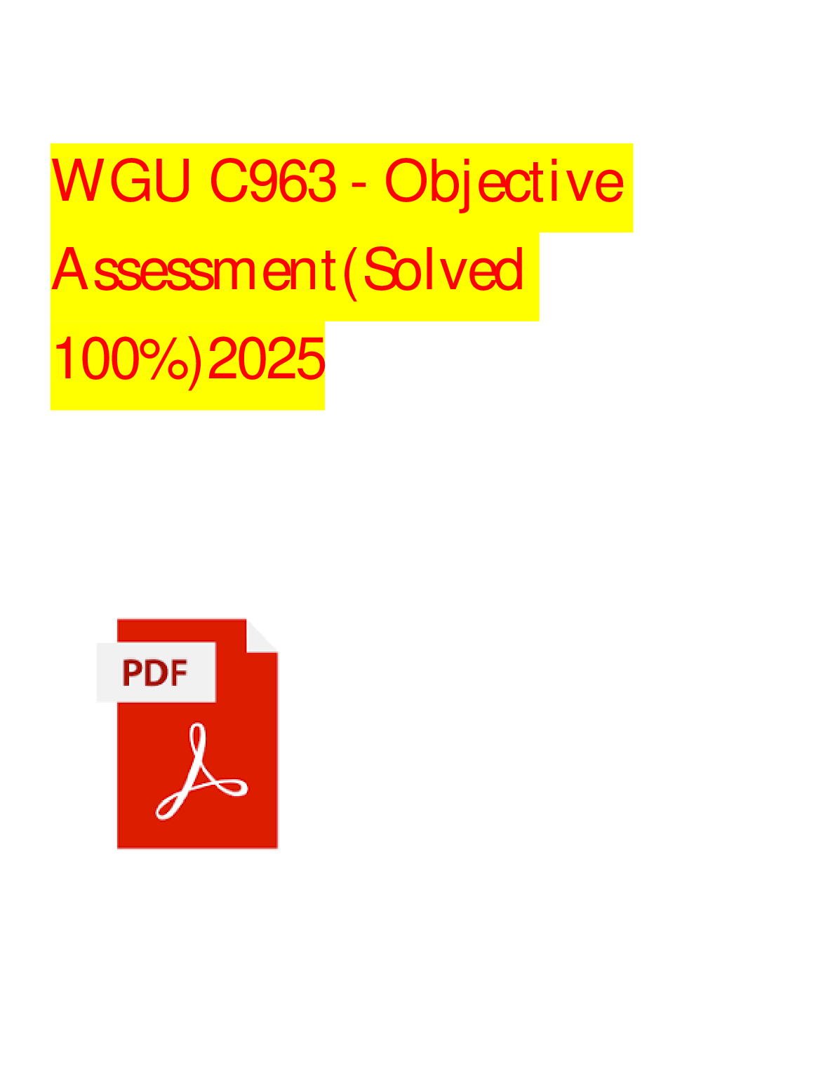 WGU C963 Test Bank 2025: US Politics & Constitution Exam Prep