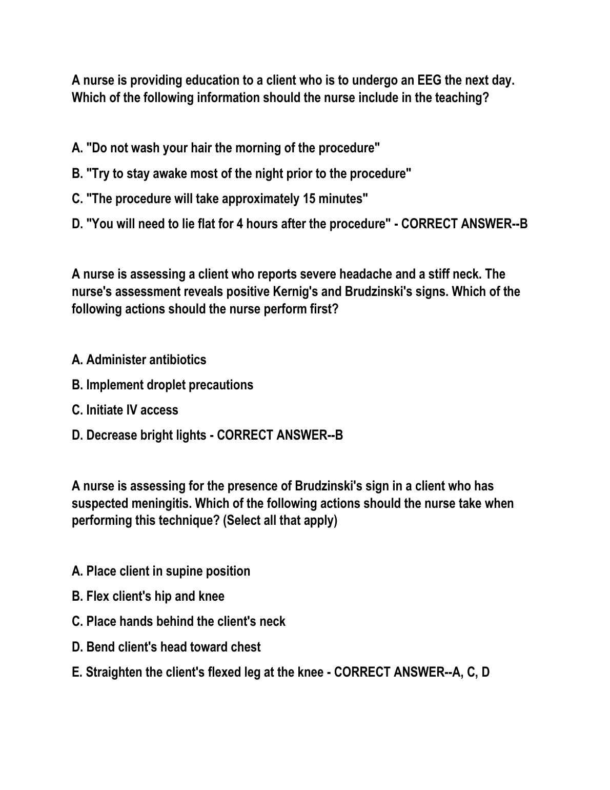 Med Surg ATI Capstone Exam Test Bank 2026/27 Solutions