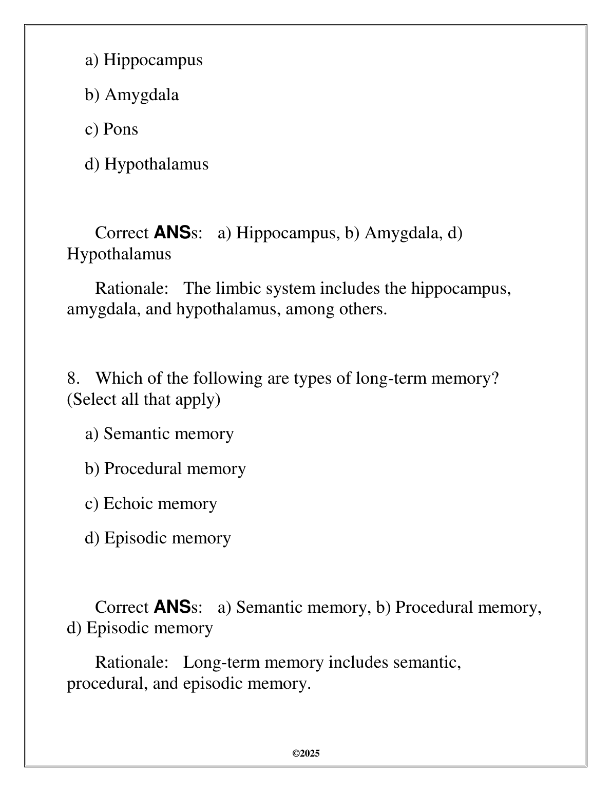WGU C180 Psychology Final Exam Test Bank Questions IMG-1
