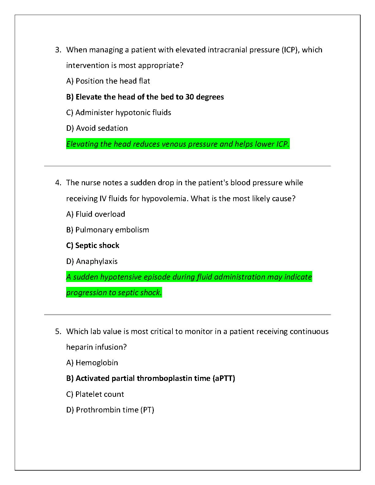 WGU C478 Critical Care Nursing Practice Exams 2025