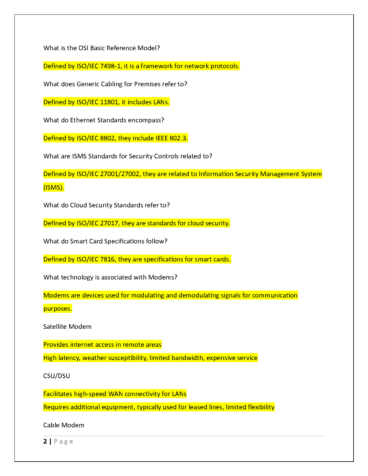 WGU D413 Networking Study Guide 2025-26: FitzGerald Edition