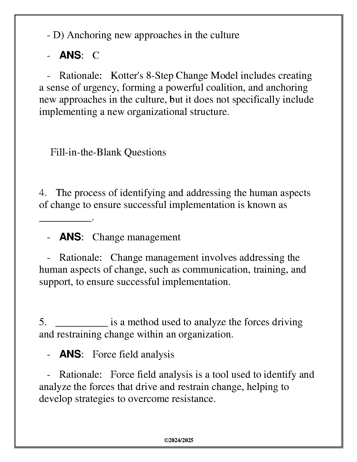WGU C721 MGMT 4400 Change Management Final Exam Qs A 2025 IMG-3