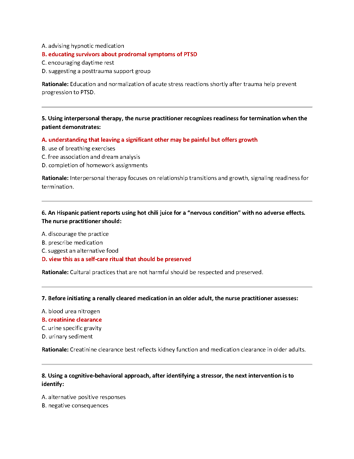 ANCC PMHNP Certification Test Bank 2026 Q&A Guide