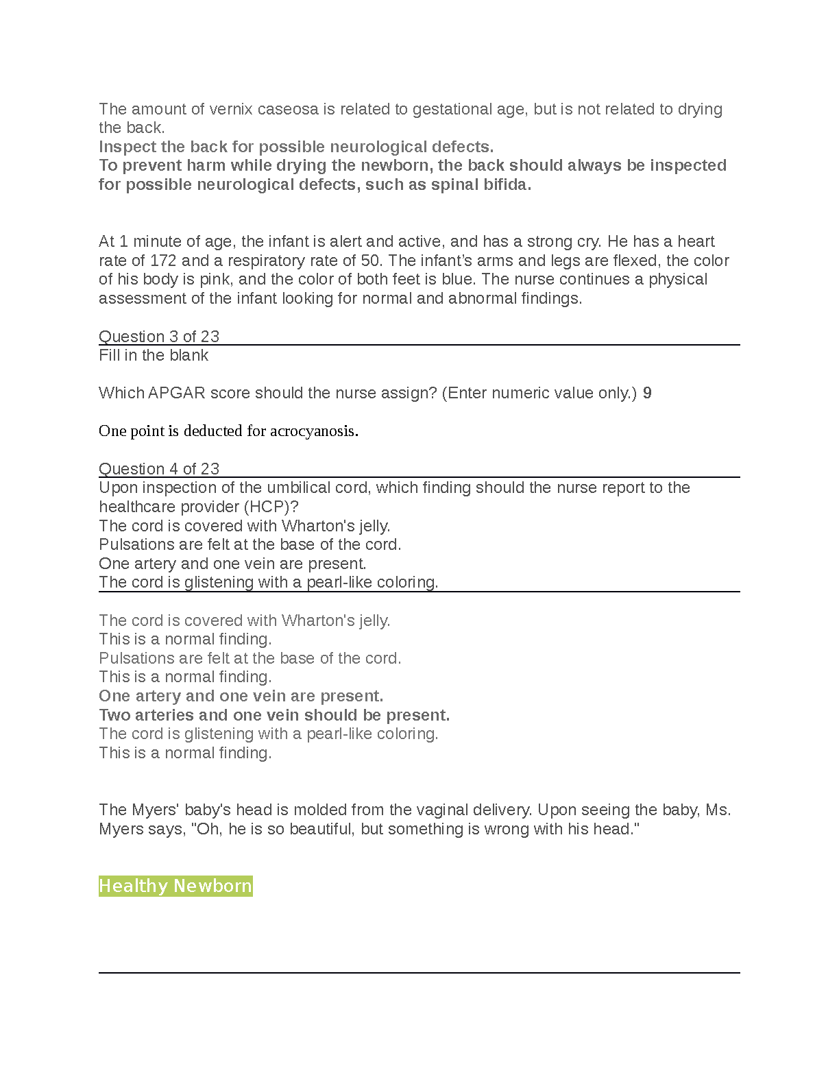 Ricci Maternity Pediatric Nursing Test Bank 2026/27